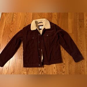 Goodfellow Sherpa-Lined Trucker Jacket